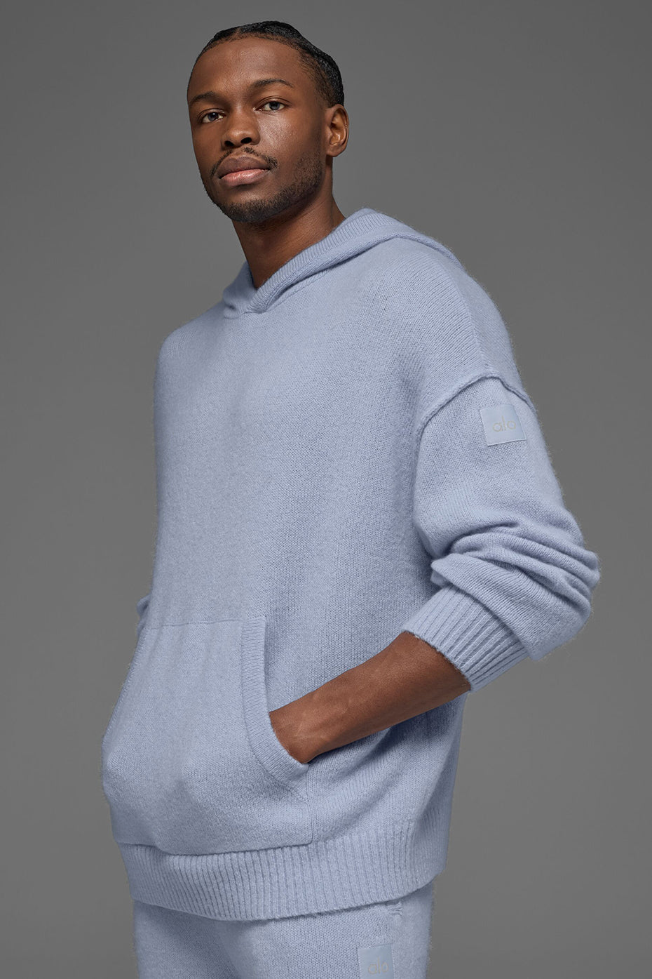 Alo Yoga Wool Cashmere New Class Hoodie - Winter Frost