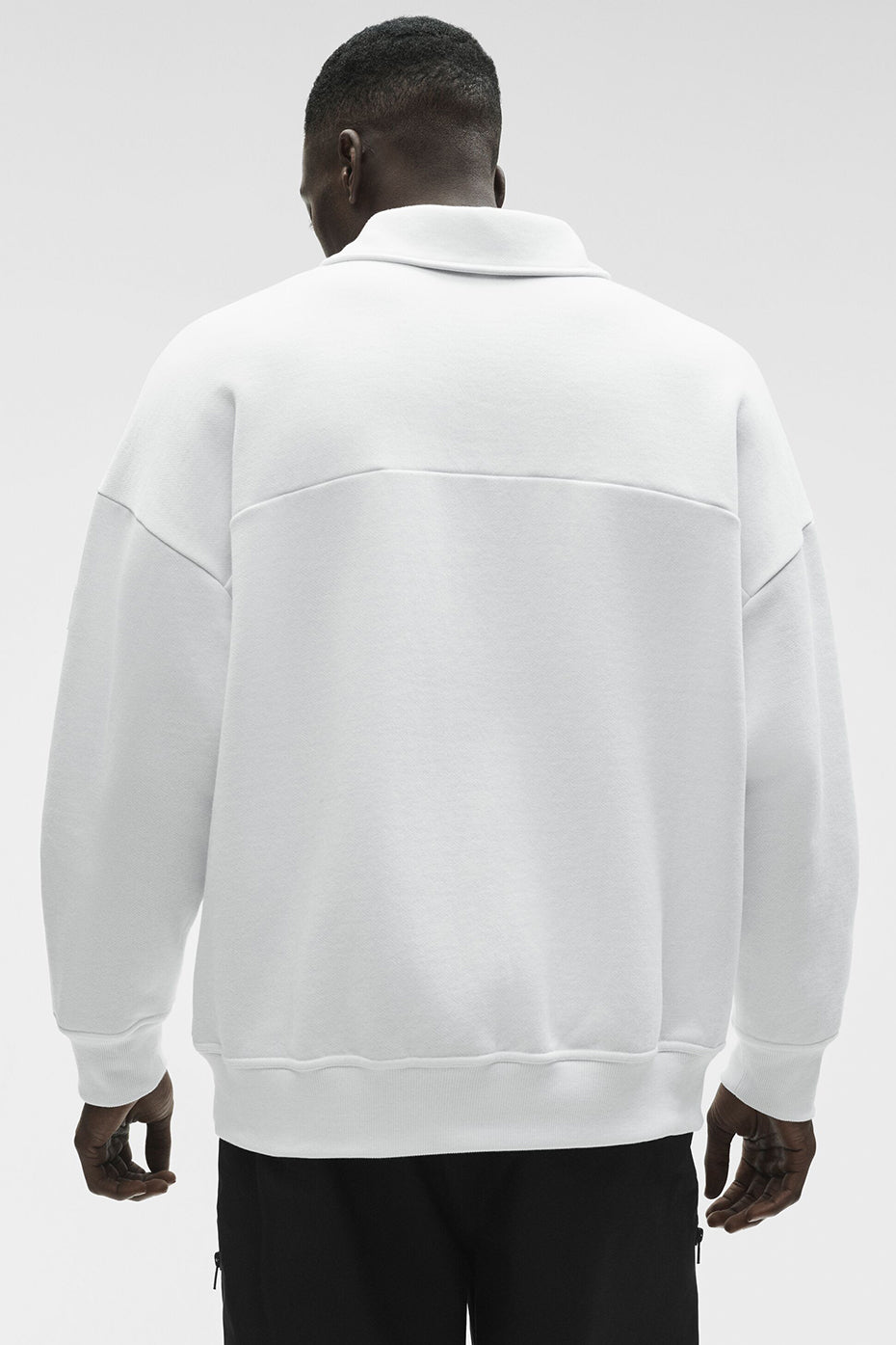 Alo Yoga Take It Easy Long Sleeve Henley Pullover - White
