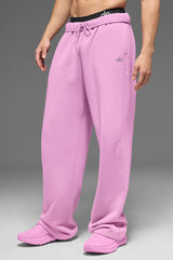 Alo Yoga Accolade Straight Leg Sweatpant - Candy Heart Pink
