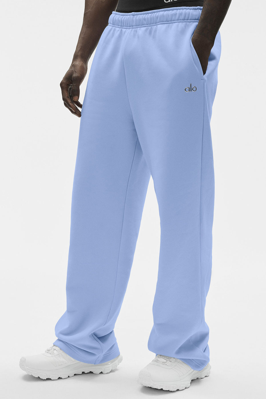 Alo Yoga Accolade Straight Leg Sweatpant - Light Provence Blue