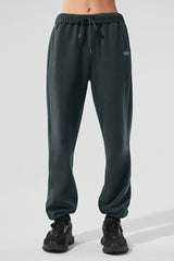 Alo Yoga Accolade Sweatpant - Charcoal Green