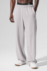 Alo Yoga Washed Accolade Straight Leg Sweatpant - Grey Sky Wash