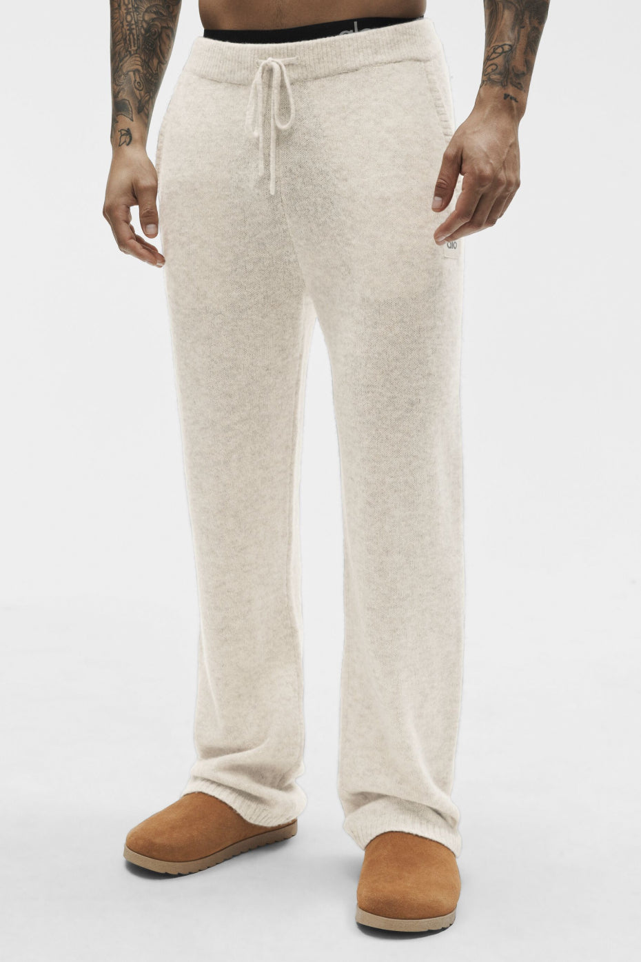 Alo Yoga Wool Cashmere New Class Sweatpant - Oatmeal Heather