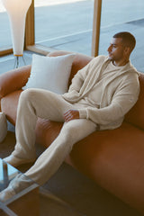 Alo Yoga Wool Cashmere New Class Sweatpant - Oatmeal Heather