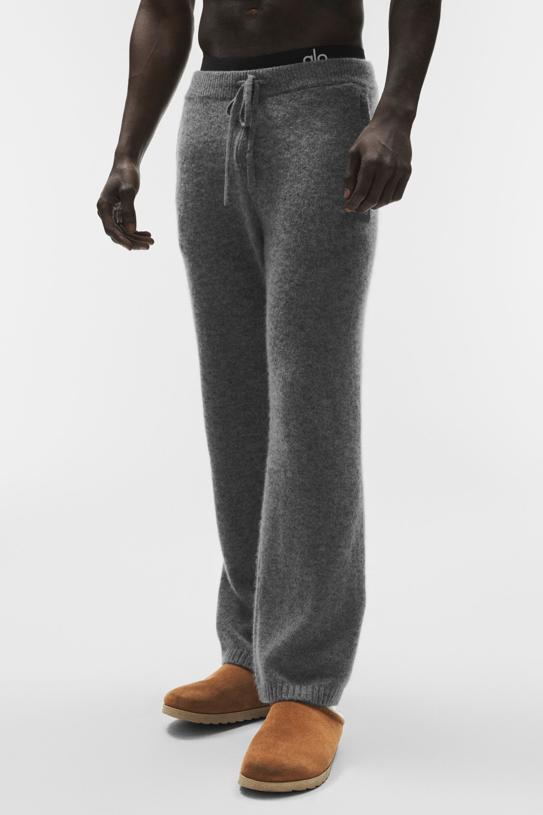 Alo Yoga Wool Cashmere New Class Sweatpant - Platinum Grey