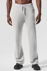 Alo Yoga Wool Cashmere New Class Sweatpant - Pearl Grey Heather