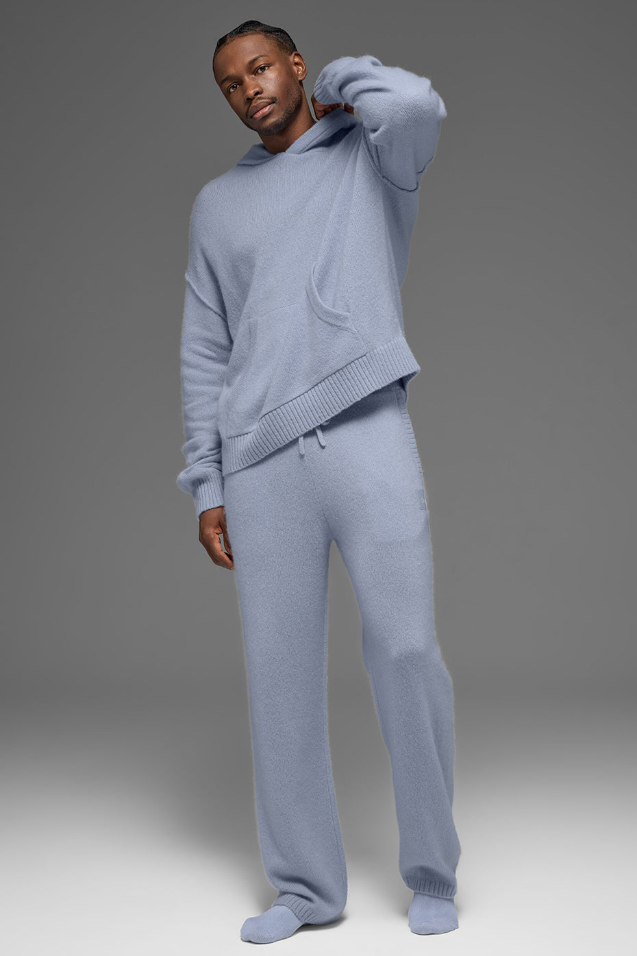 Alo Yoga Wool Cashmere New Class Sweatpant - Winter Frost