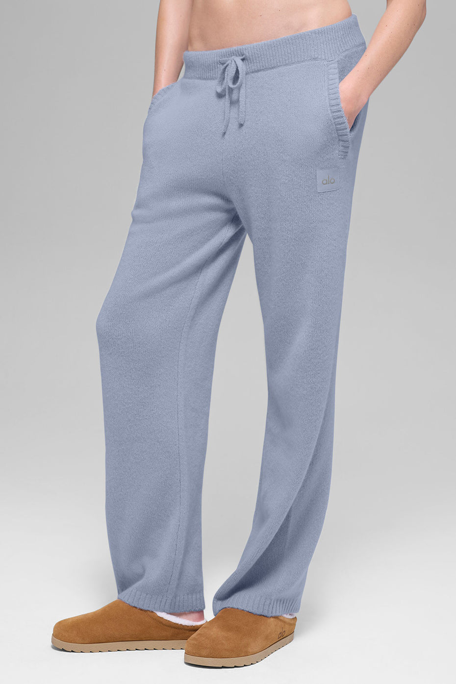 Alo Yoga Wool Cashmere New Class Sweatpant - Winter Frost