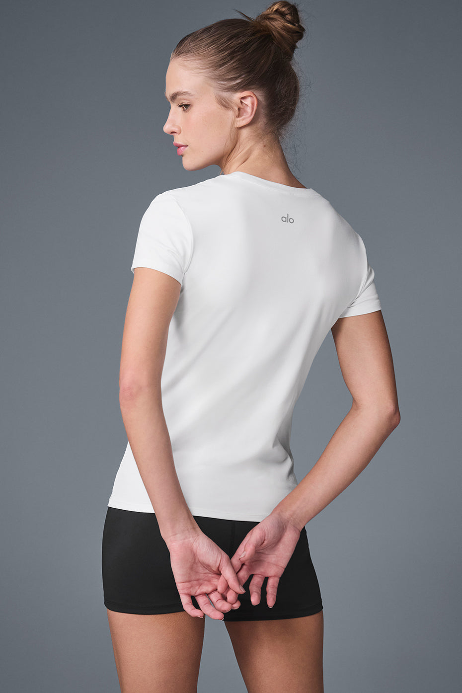 Alo Yoga Alosoft Finesse Tee - White