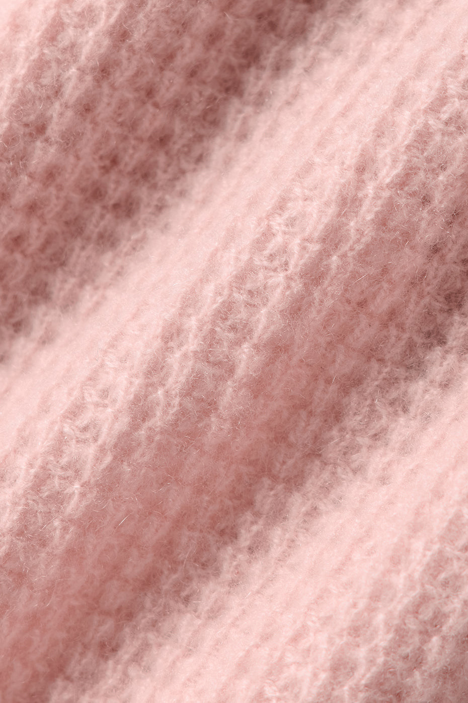Alo Yoga Cashmere Plush Waffle Polo Tee - Pink Quartz