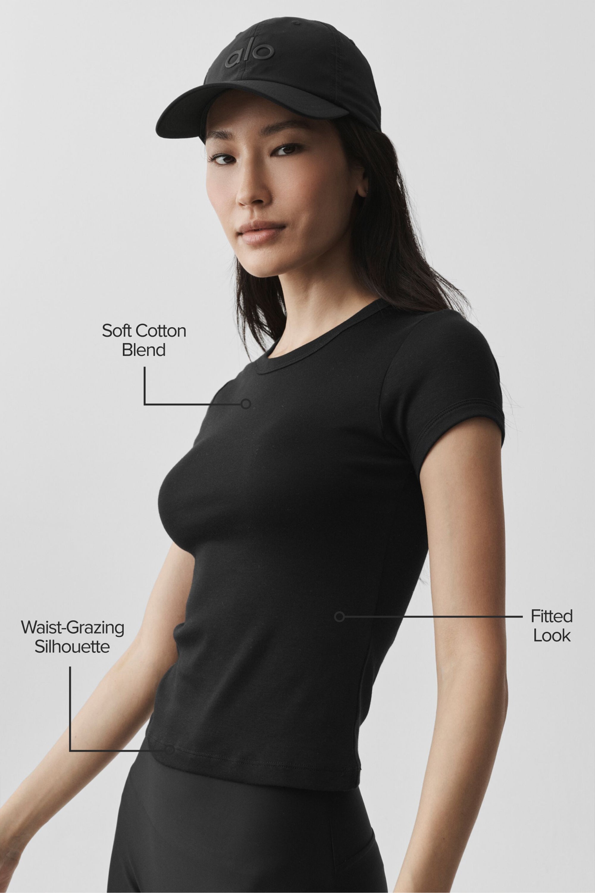 Alo Yoga Timeless Tee - Black