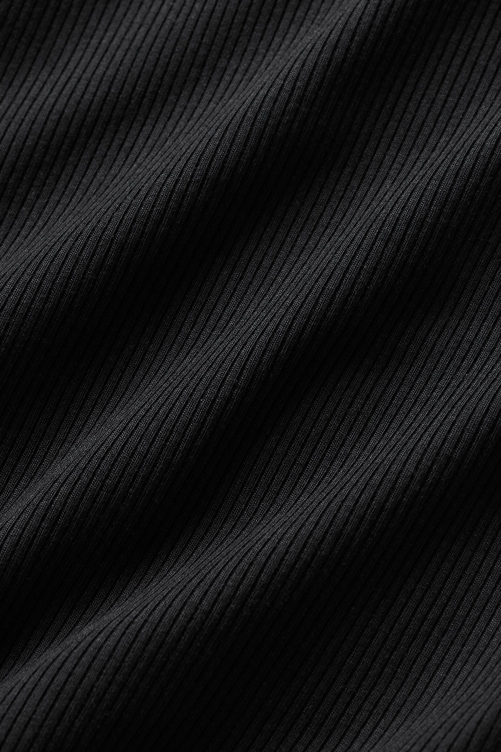 Alo Yoga Ribbed Modal Cap Sleeve Top - Black