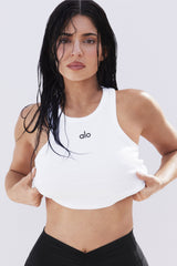 Alo Yoga Aspire Tank - White/Black