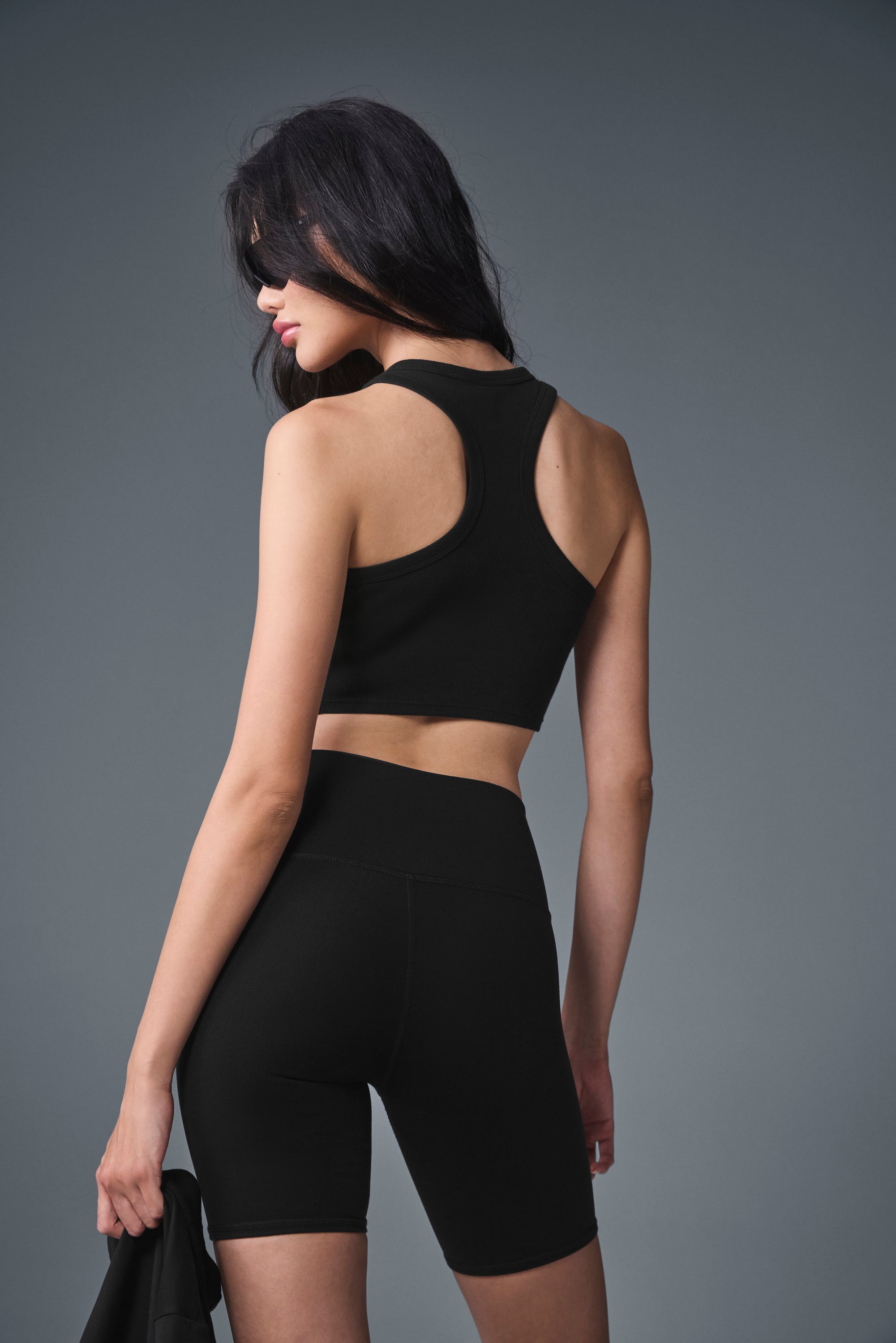 Alo Yoga Aspire Tank - Black/White