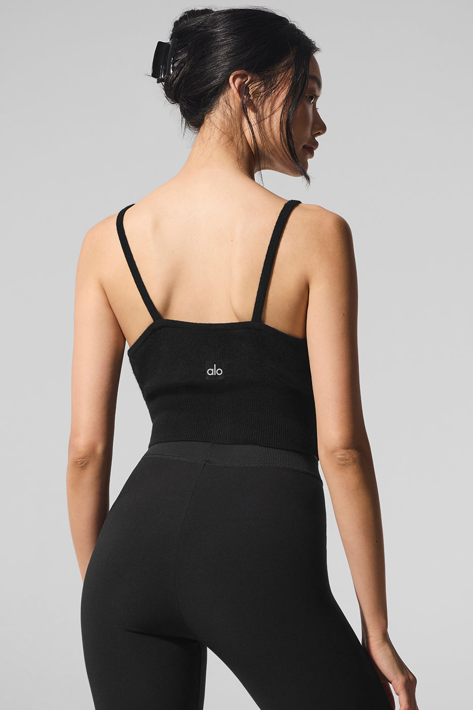 Alo Yoga Sheer Cashmere Tank - Black