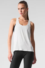 Alo Yoga All Day Tank - White
