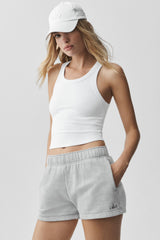 Alo Yoga Goddess Ribbed Go-To Tank - White