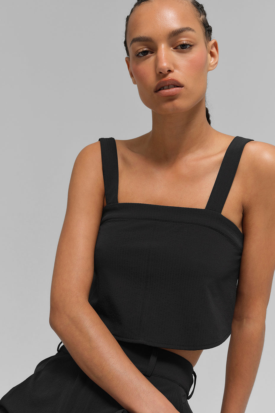 Alo Yoga Cropped Dreamscape Tank - Black