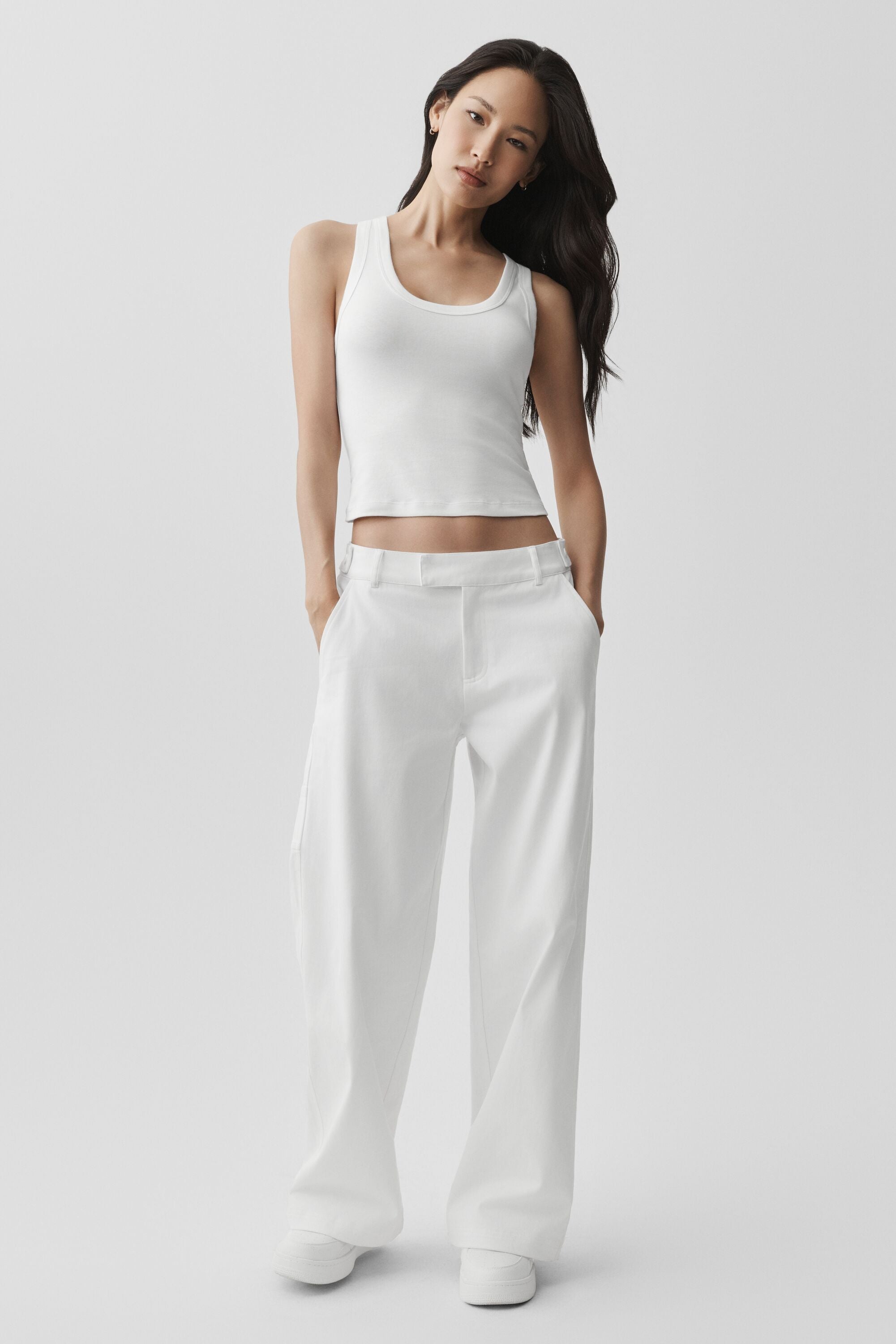 Alo Yoga Timeless Tank - White