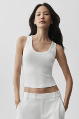 Alo Yoga Timeless Tank - White