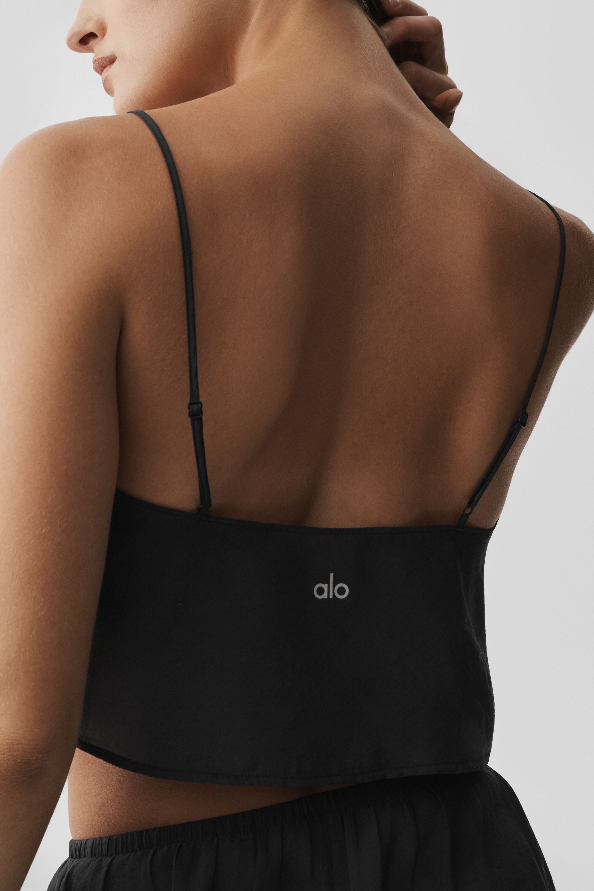 Alo Yoga Semi-Sheer Golden Hour Tank - Black