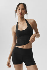 Alo Yoga ALO Softsculpt Precision Halter Tank - Black