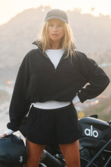 Alo Yoga Polar Fleece Retreat Cover Up - Black