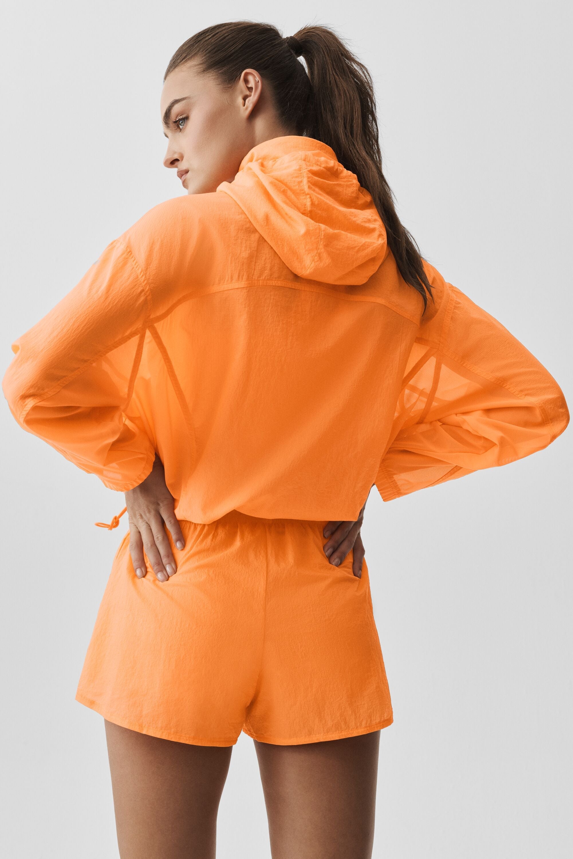 Alo Yoga 1/4 Zip Go Time Pullover - Satsuma Breeze