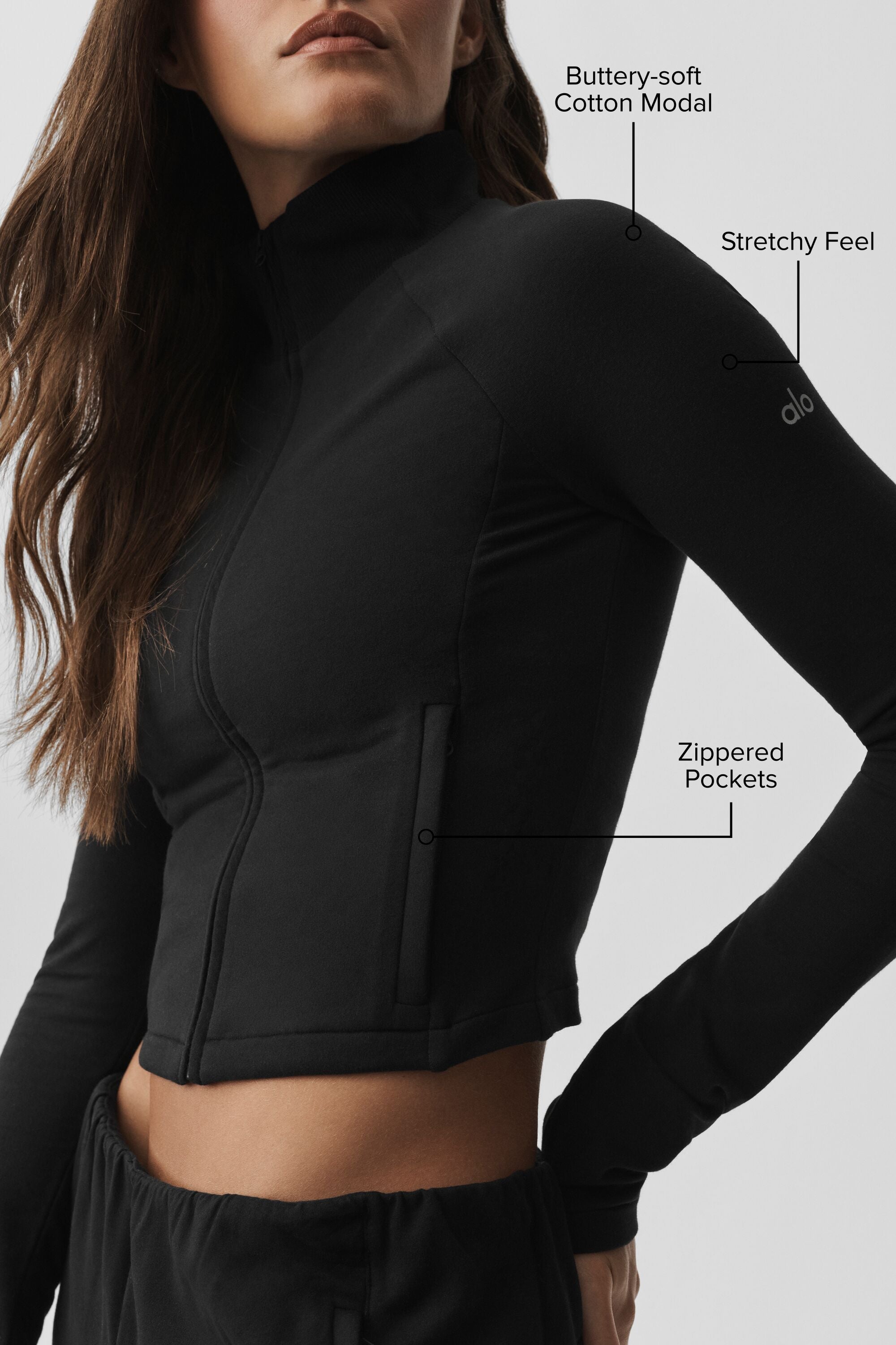 Alo Yoga Sway On The Go Jacket - Black