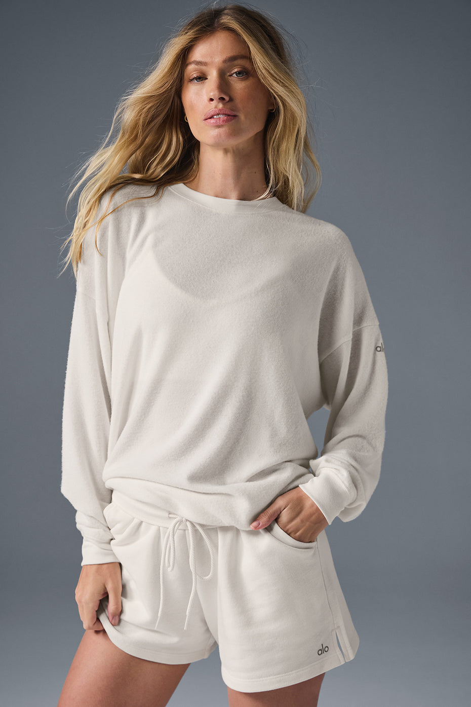 Alo Yoga Soho Pullover - Ivory
