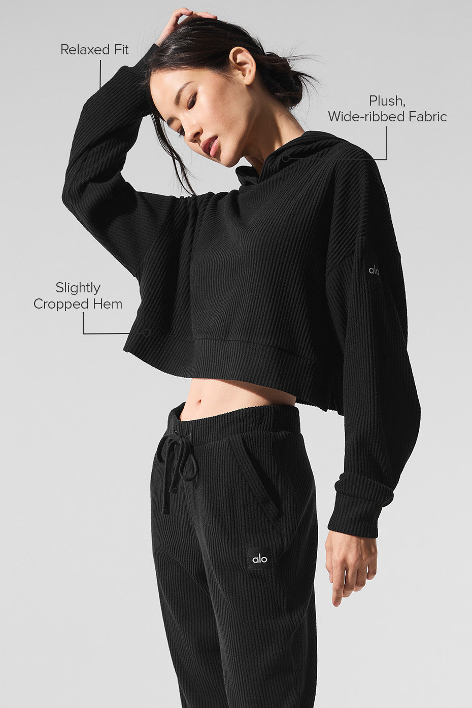 Alo Yoga Muse Hoodie - Black
