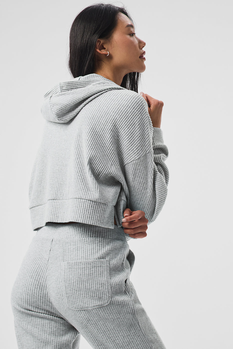 Alo Yoga Muse Hoodie - Athletic Heather Grey