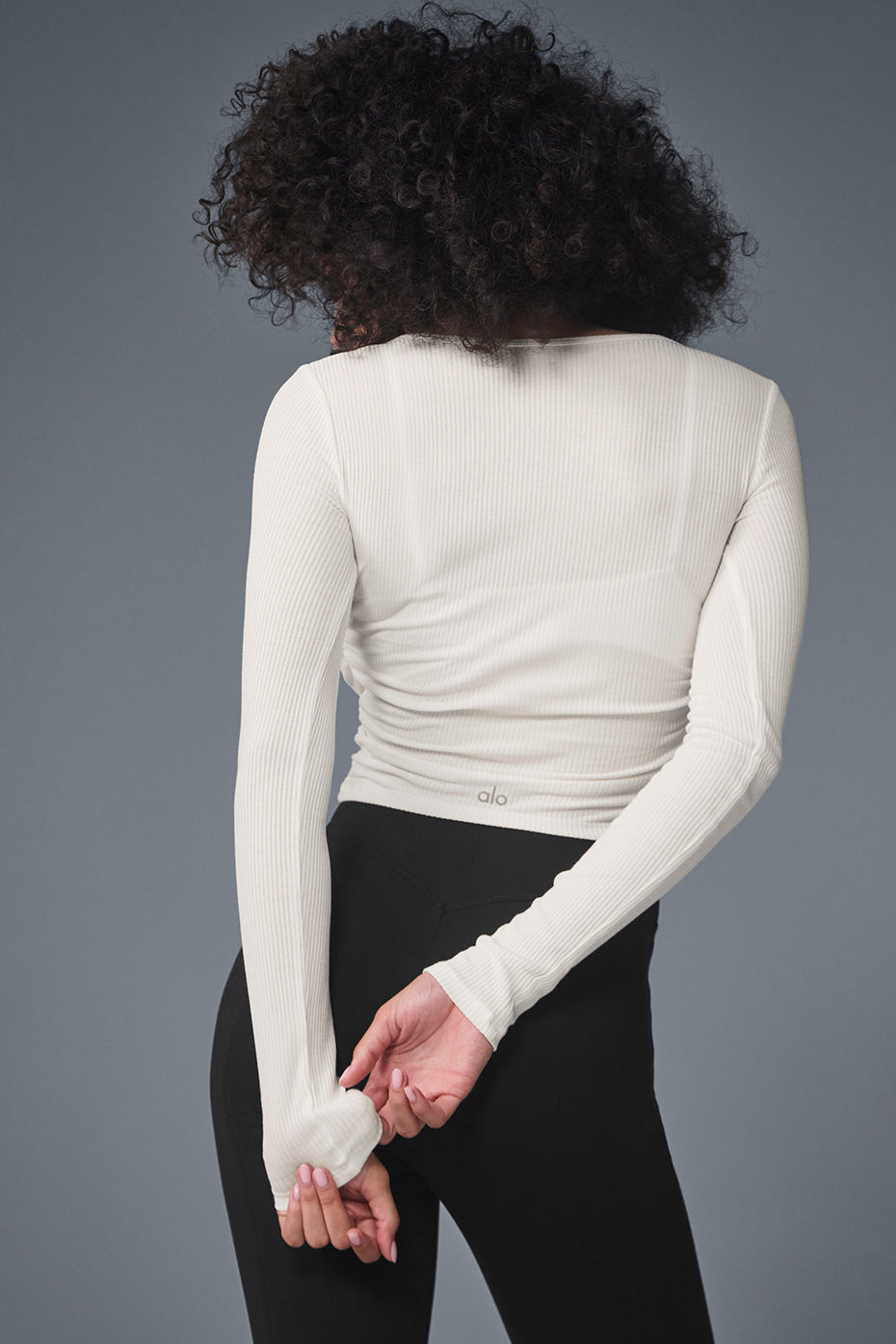 Alo Yoga Gather Long Sleeve - Ivory