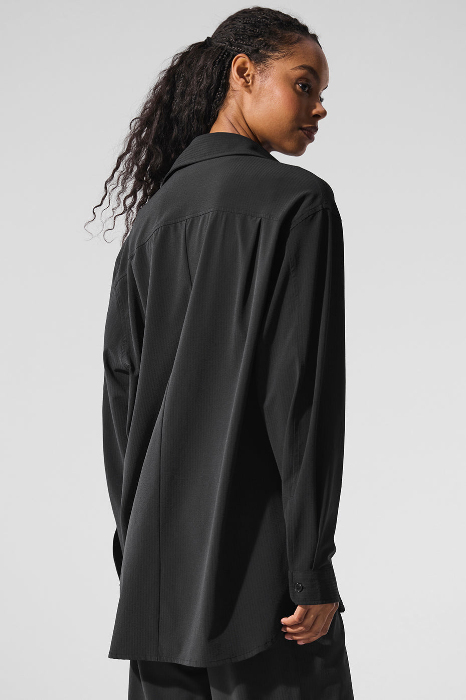Alo Yoga Dreamscape Button Down Long Sleeve - Black