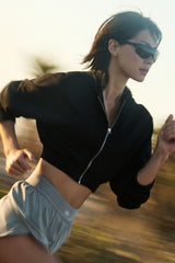 Alo Yoga Sweet Escape Zip Up Hoodie - Black
