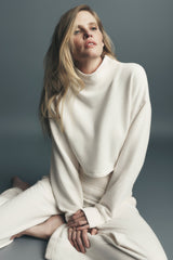 Alo Yoga Cropped Serenity Coverup - Ivory