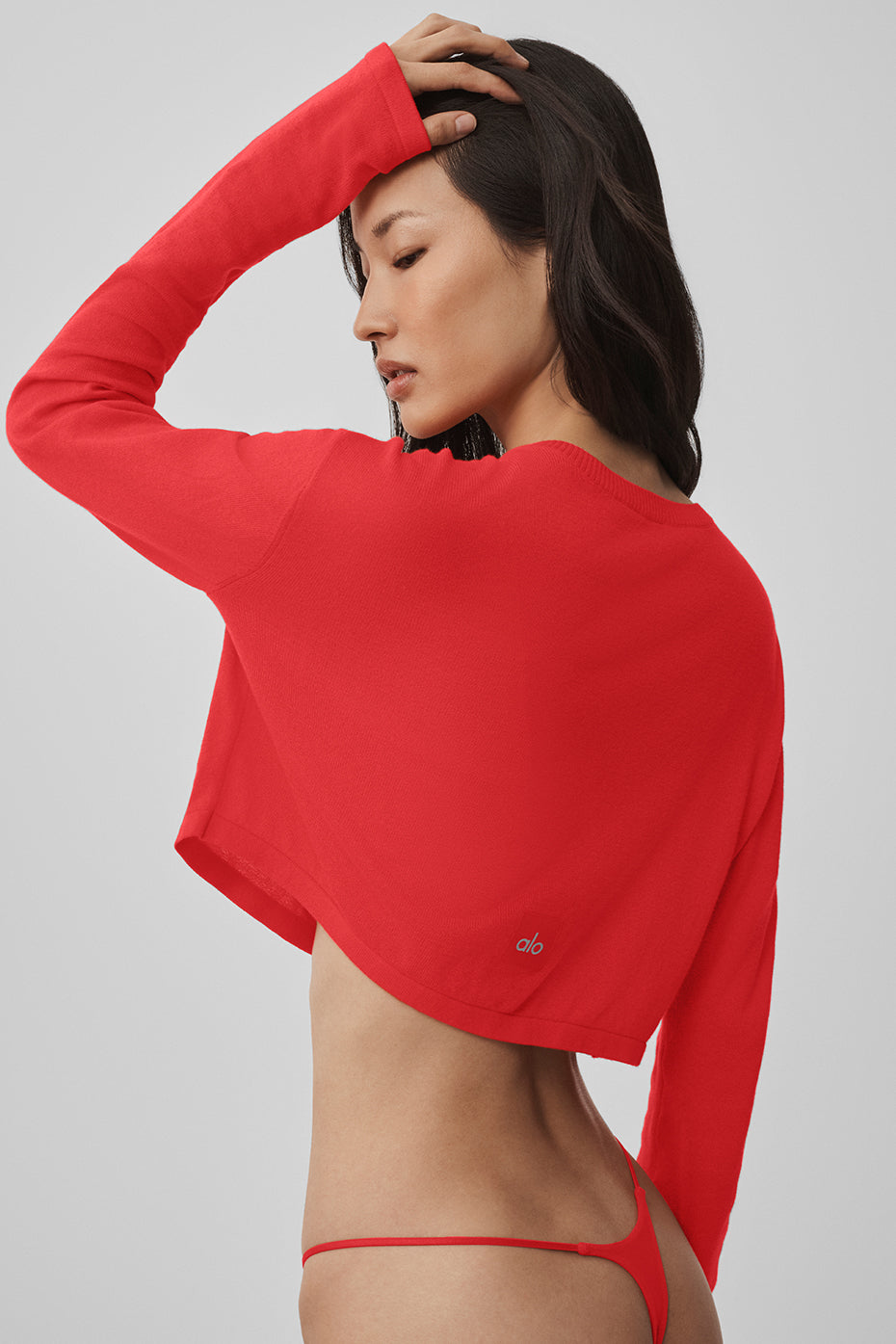 Alo Yoga Supernatural Sweater Cardigan - Bright Red