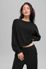 Alo Yoga Muse Crew Neck Pullover - Black