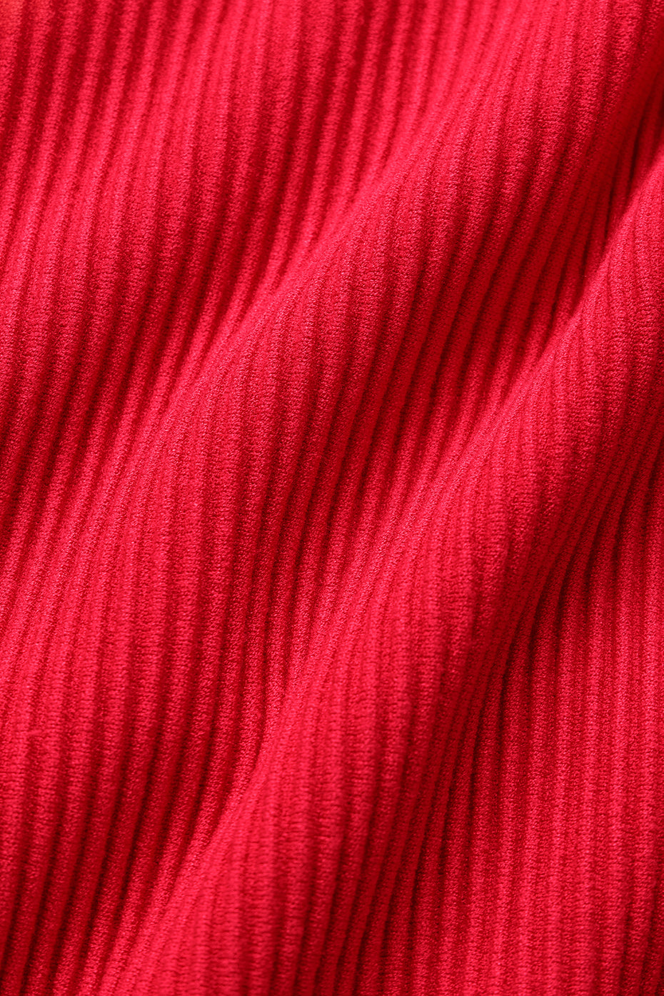 Alo Yoga Denim Knit Backless Long Sleeve - Bright Red