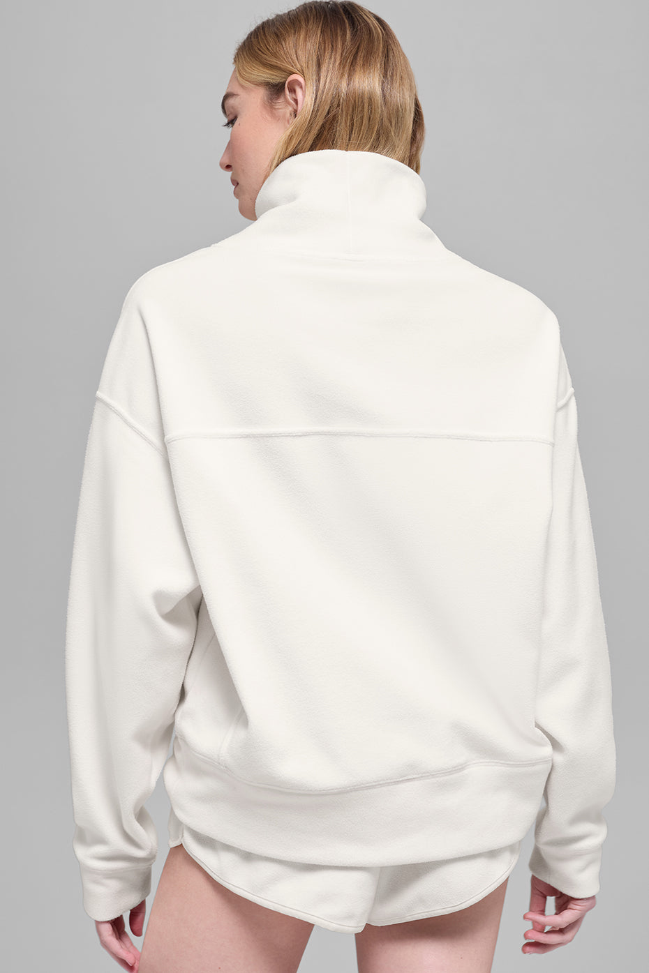 Alo Yoga Polar Fleece Hazy Pullover - Ivory