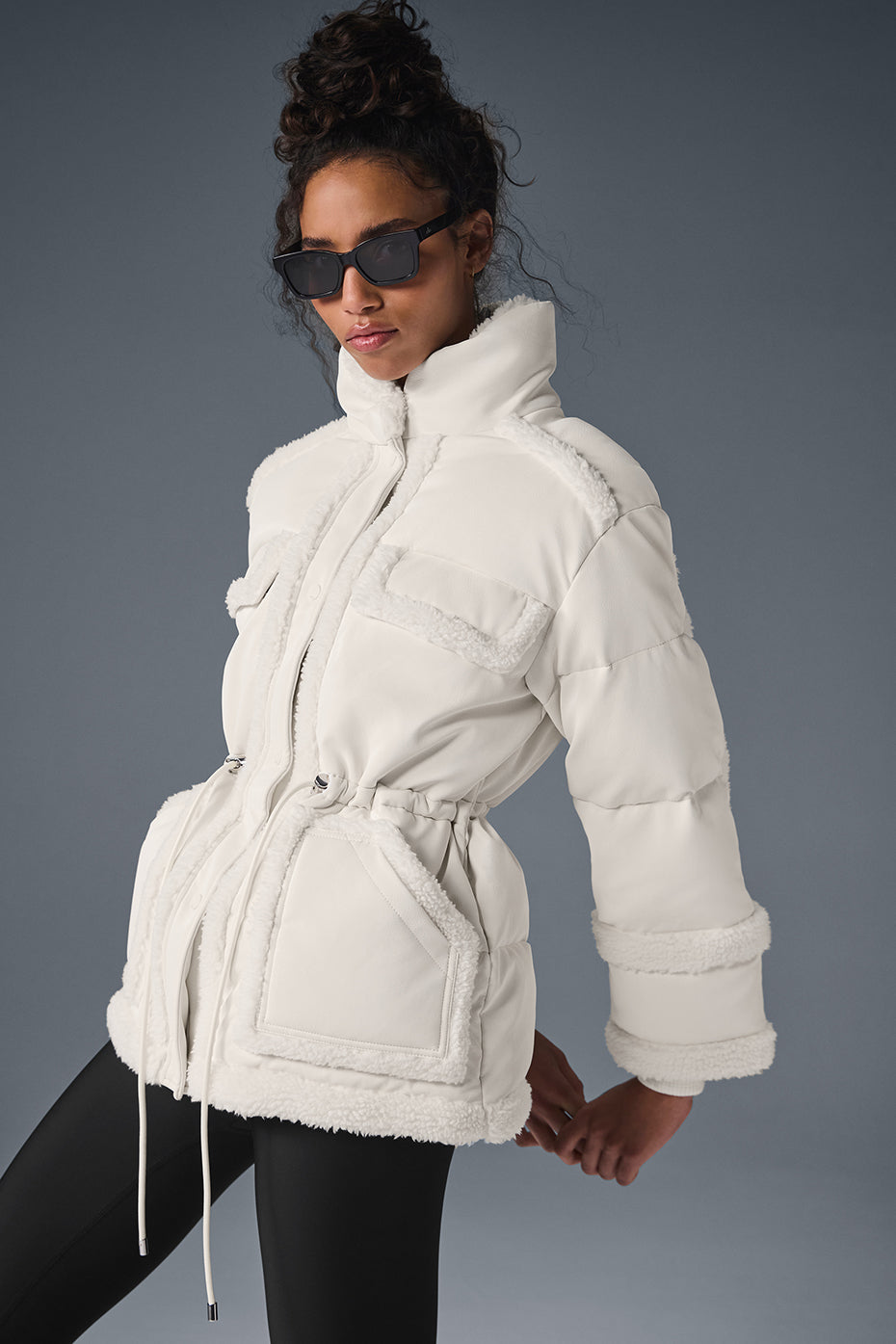 Alo Yoga Ice Breaker Puffer Jacket - Ivory