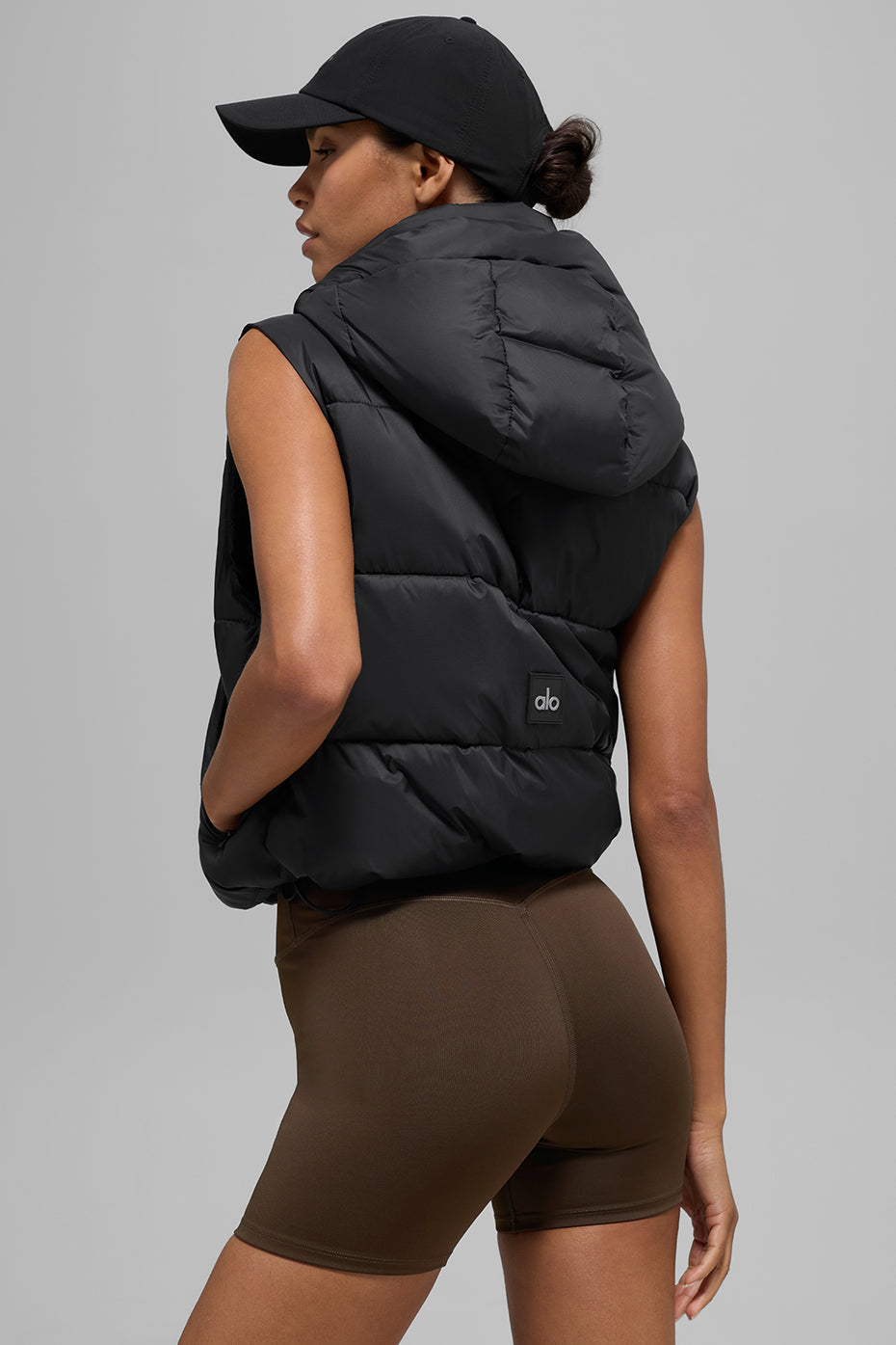 Alo Yoga Gold Rush Puffer Vest - Black