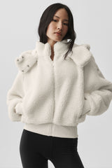 Alo Yoga Foxy Sherpa Jacket - Ivory