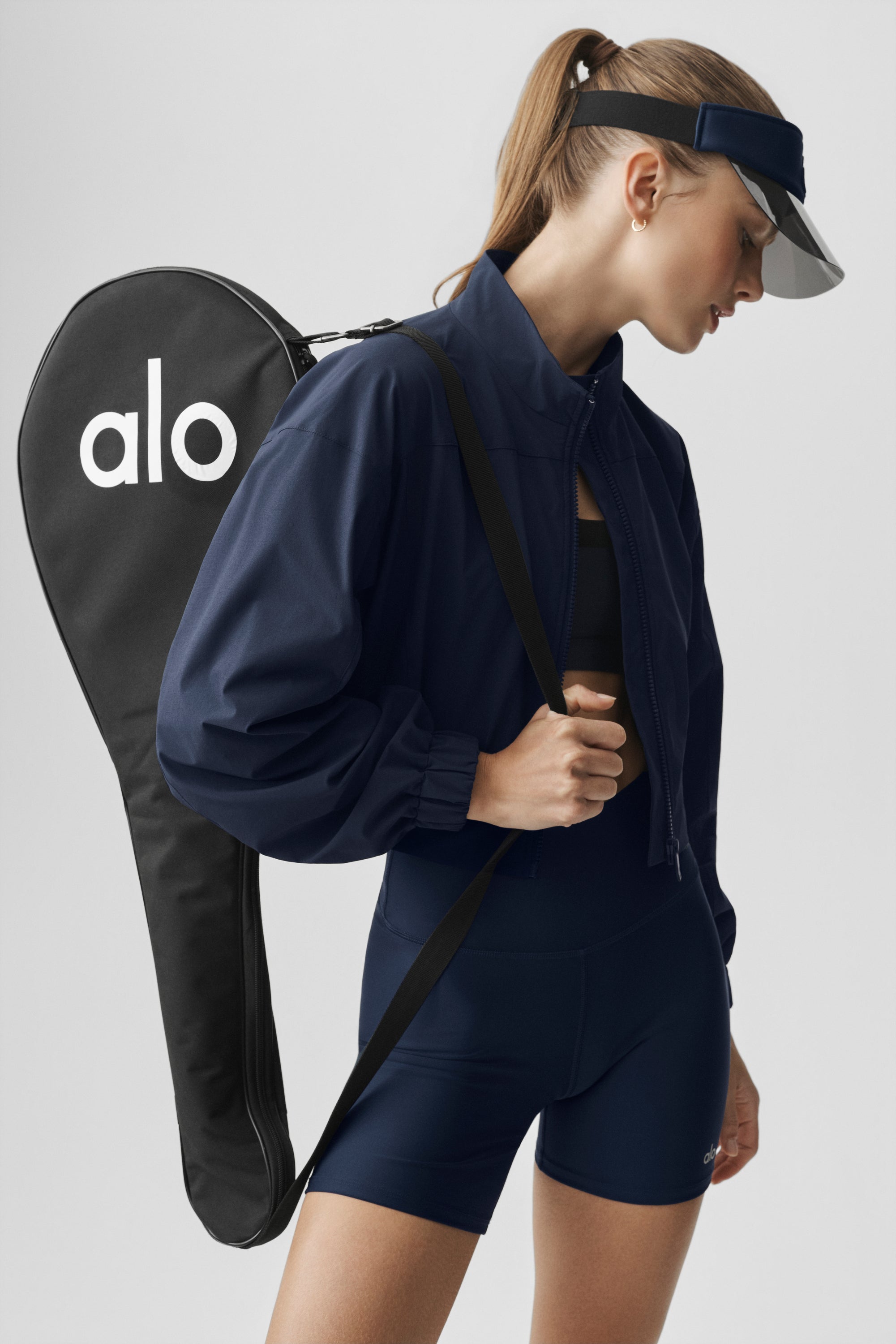 Alo Yoga Clubhouse Jacket - Navy