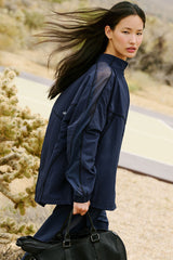 Alo Yoga Origin Full-Zip Track Jacket - Navy/Black