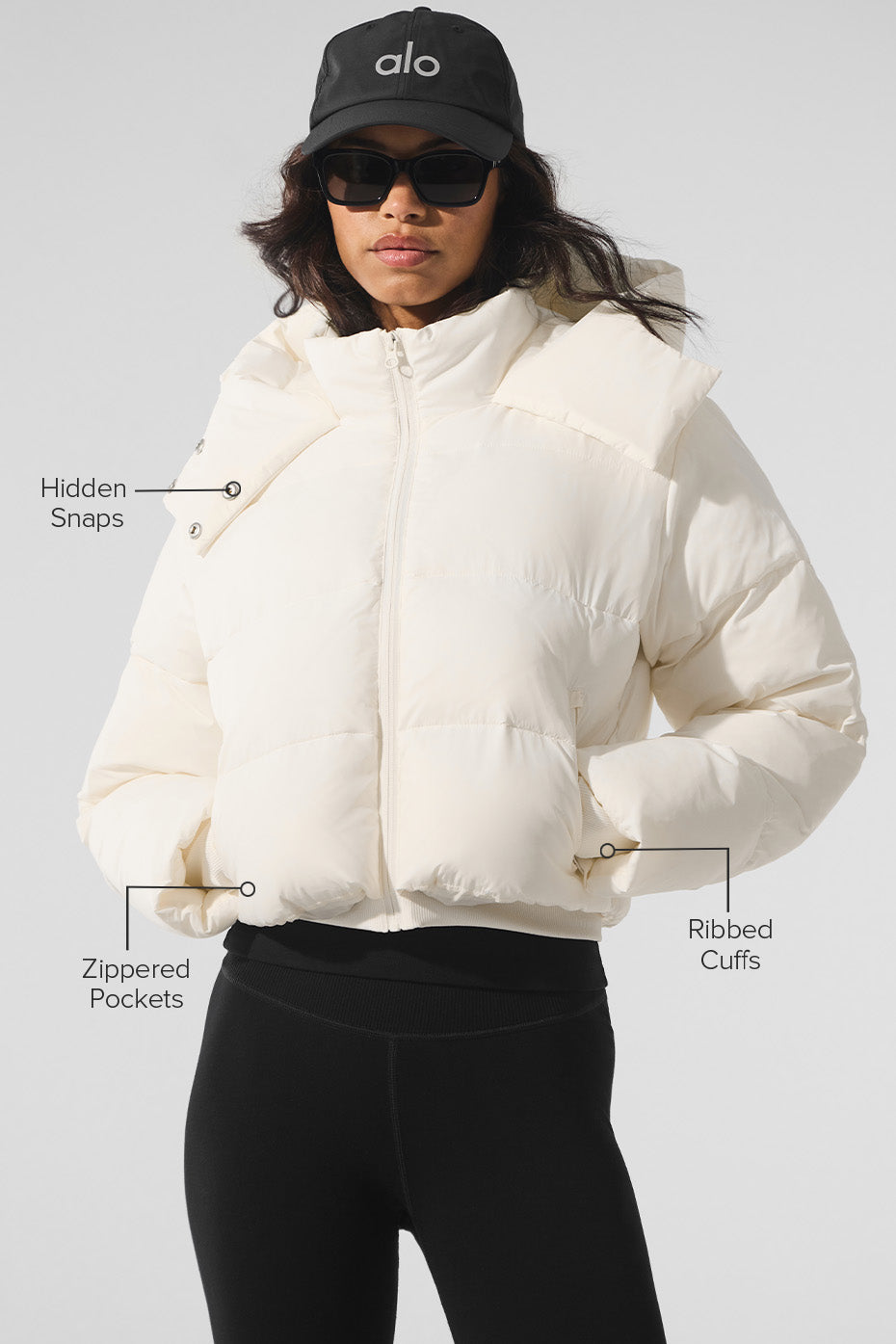 Alo Yoga Foxy Puffer Jacket - Ivory