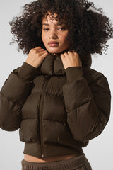 Alo Yoga Foxy Puffer Jacket - Espresso