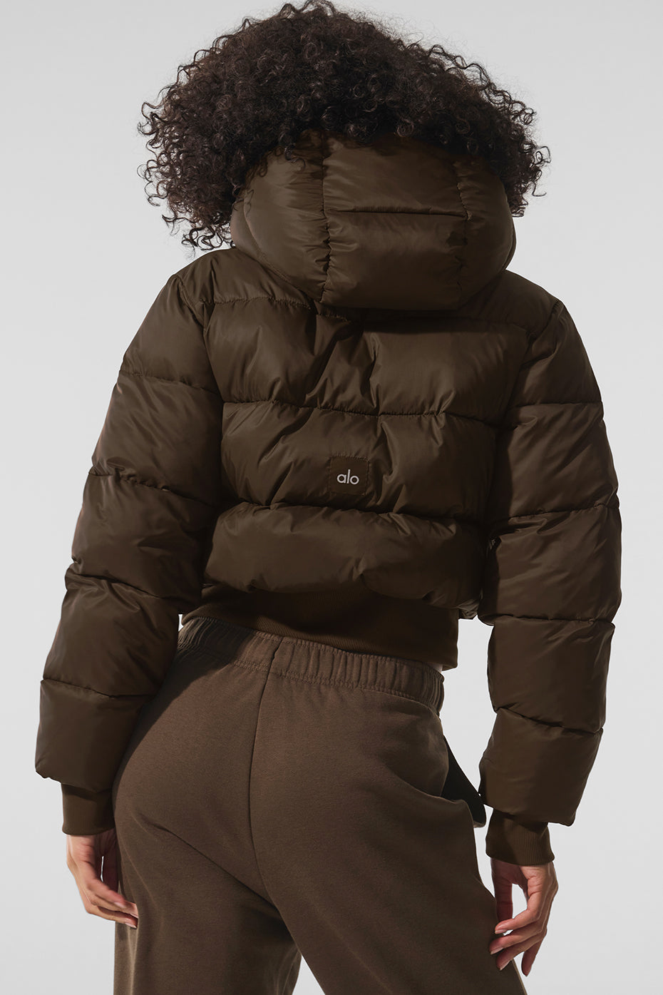 Alo Yoga Foxy Puffer Jacket - Espresso