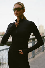 Alo Yoga Airlift Winter Warm Radiant Full-Zip Jacket - Black
