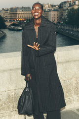 Alo Yoga Quilted Skyline Long Coat - Black